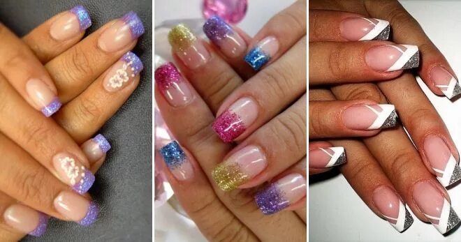 NAIL'tastic: French manicure nail art Socialbliss Nail art flowers designs, Po