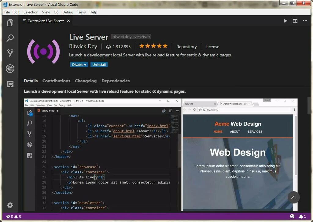 Html extension