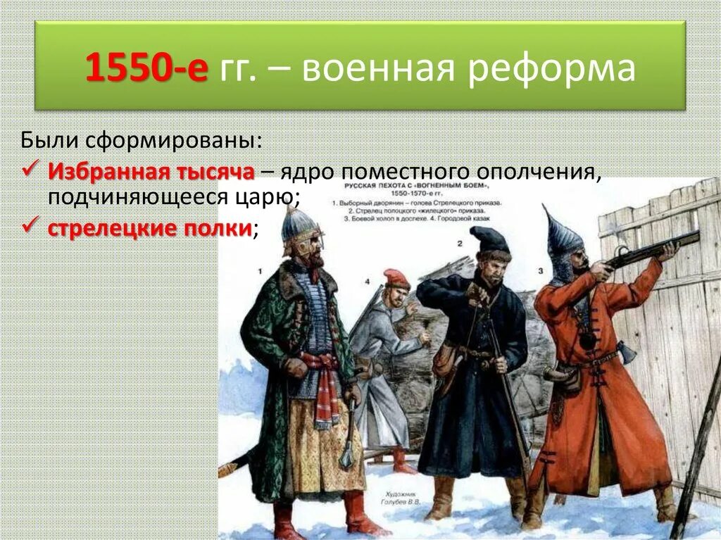 Первое постоянное войско в россии 1550. Военные реформы Ивана IV Грозного (1550-1571 гг.). Военная реформа Стрелецкие полки. Военная реформа 1540-1550. Военная реформа Ивана Грозного.