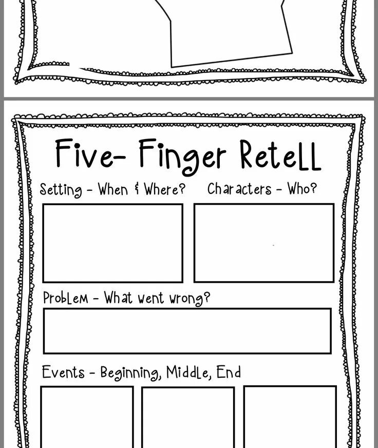Retelling plan. 5 Finger retell. Retelling of the text. Worksheets for retelling.
