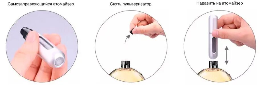 Как залить духи в атомайзер. Как залить духи в атомайзер