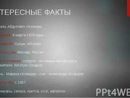 5 фактов о фазиле искандере