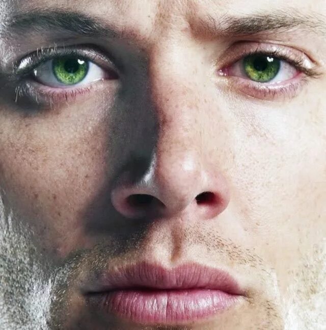 He got green eyes. Дженсен Эклз глаза. Дженсен Эклз цвет глаз. Дженсен Эклз зеленые глаза.
