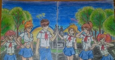 Рисуем в лагере