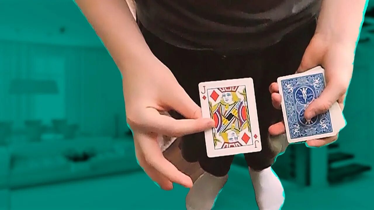 Навязывание карт. Простые фокусы. Карточные фокусы для начинающих. Фокусы для новичков. Невероятные фокусы с картами.