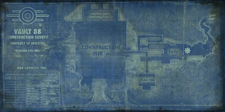 Чертеж построек в фоллаут 4 убежище 88 With the upcoming DLC for Fallout 4, I wanted to make a plan for a vault.&nbsp;