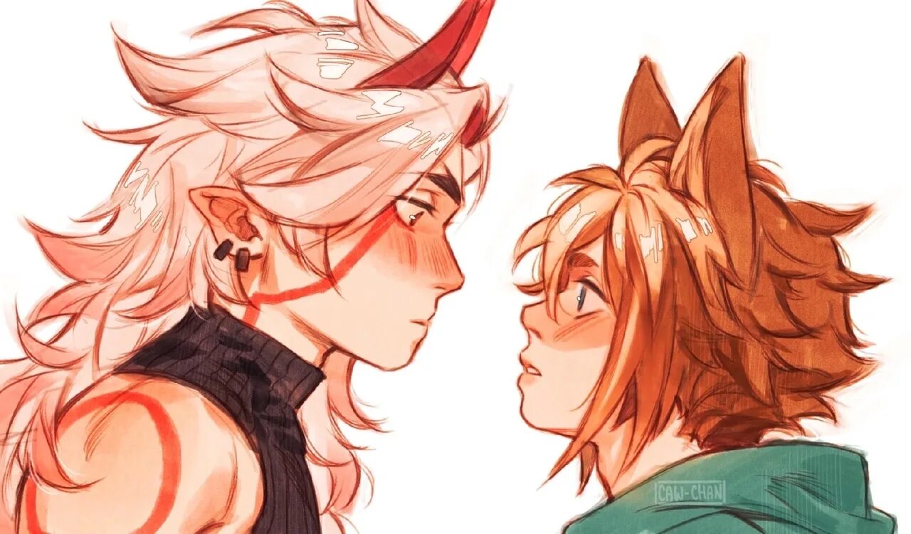 Итто и горо шип. _cawchan итто. Cawchan ittogorou. @_cawchan (twitter). Cawchan.