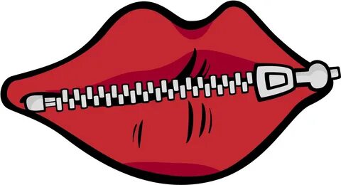 wound clipart - Zip Mouth Clipart - Png Download.