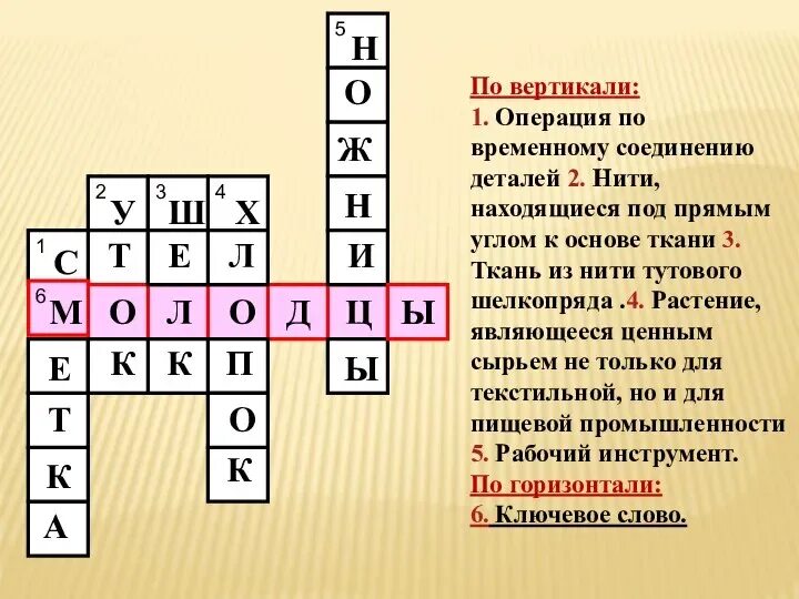 Кроссворд на тему ТЕХНОЛОГИЯЭ. Кроссворд по швейному делу. Кроссворд на тему швейное дело. Кроссворд на тему шитье.