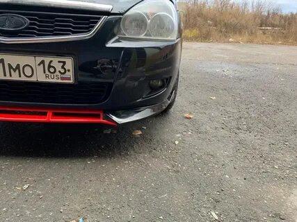 Юбка бампера приора