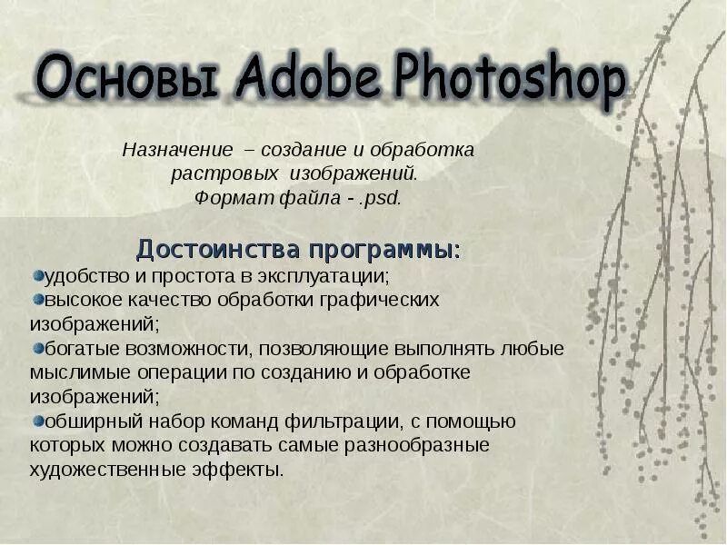 Предназначены для создания определенного