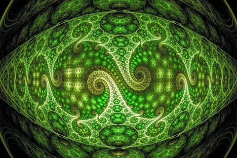 Красивые зеленые обои