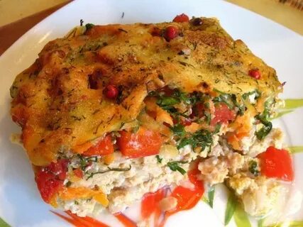 Рецепт мяса с овощами слоями