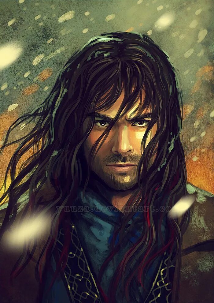 Кили Хоббит. Портрет Кили Хоббит. Килли Каскиано. Арагорн арт. With long dark hair