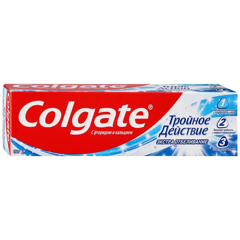 Паста colgate тройное действие. Зубная паста colgate тройное действие экстра отбеливание. Colgate экстра отбеливание. Зубная паста колгейт 150 мл. Паста colgate тройное действие.