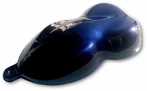 Blue pearl clearcoat