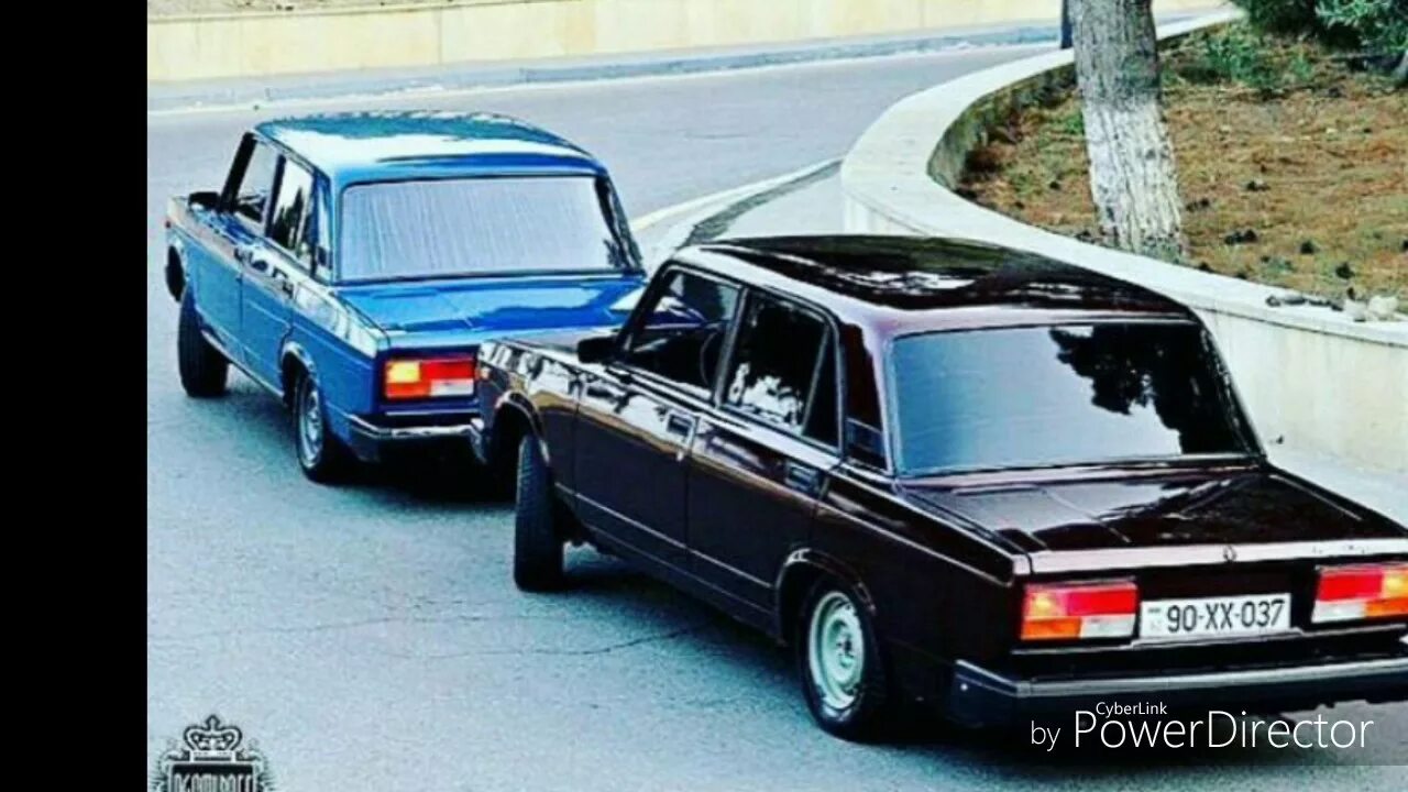 ВАЗ 2107 автош с флагом Азербайджана. ВАЗ 2107 Баку. ВАЗ 2106 Avtosh.