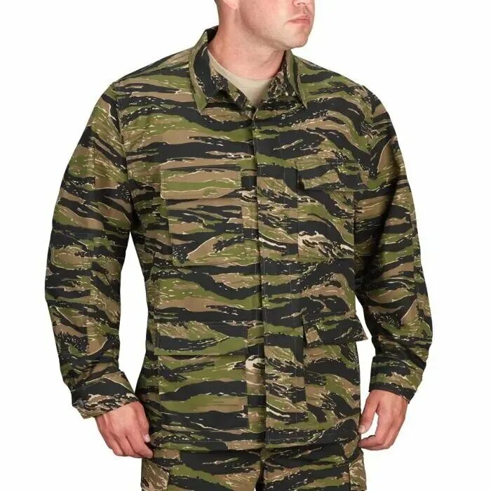 Bdu 2025 11315. Bdu tiger stripe. propper bdu poly ripstop. костюм acu tiger stripe. форма tigers stripe.