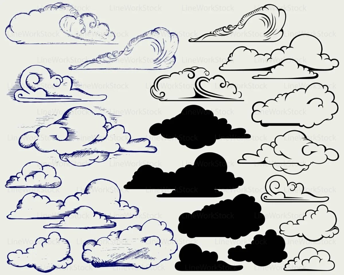 Облака рисунок. Векторные облака. Облака нарисованные. Стилизованные облака. Cloud graphics