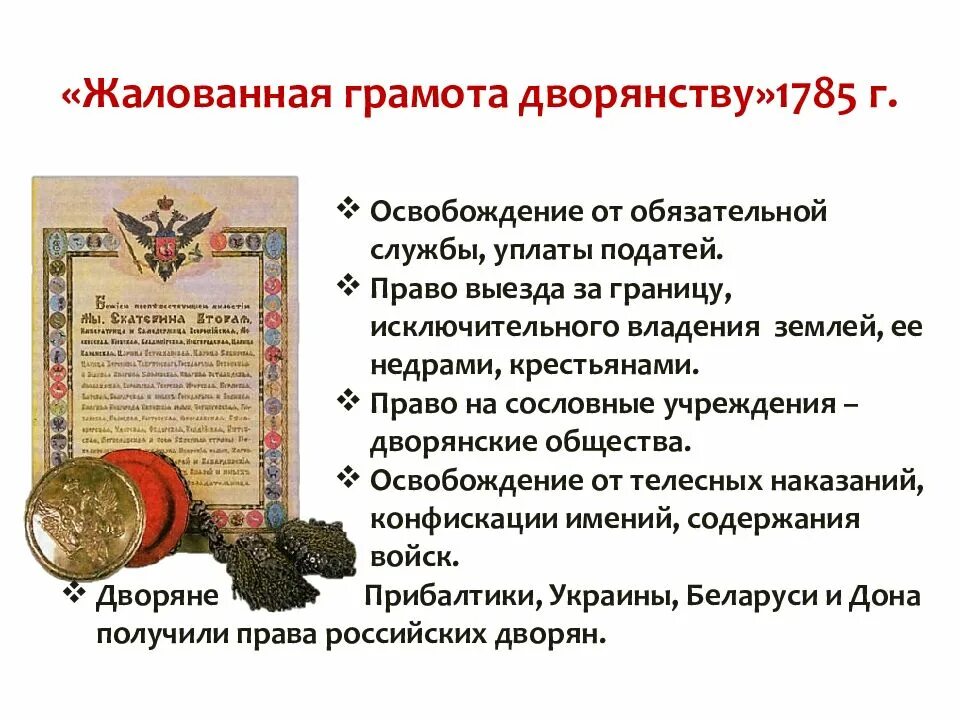 Жалованная грамота городам Екатерины 1785. Жалованная грамота дворянству. Жалованная грамота дворянству 1785 г. Жалованная грамота дворянству при Екатерине 2.