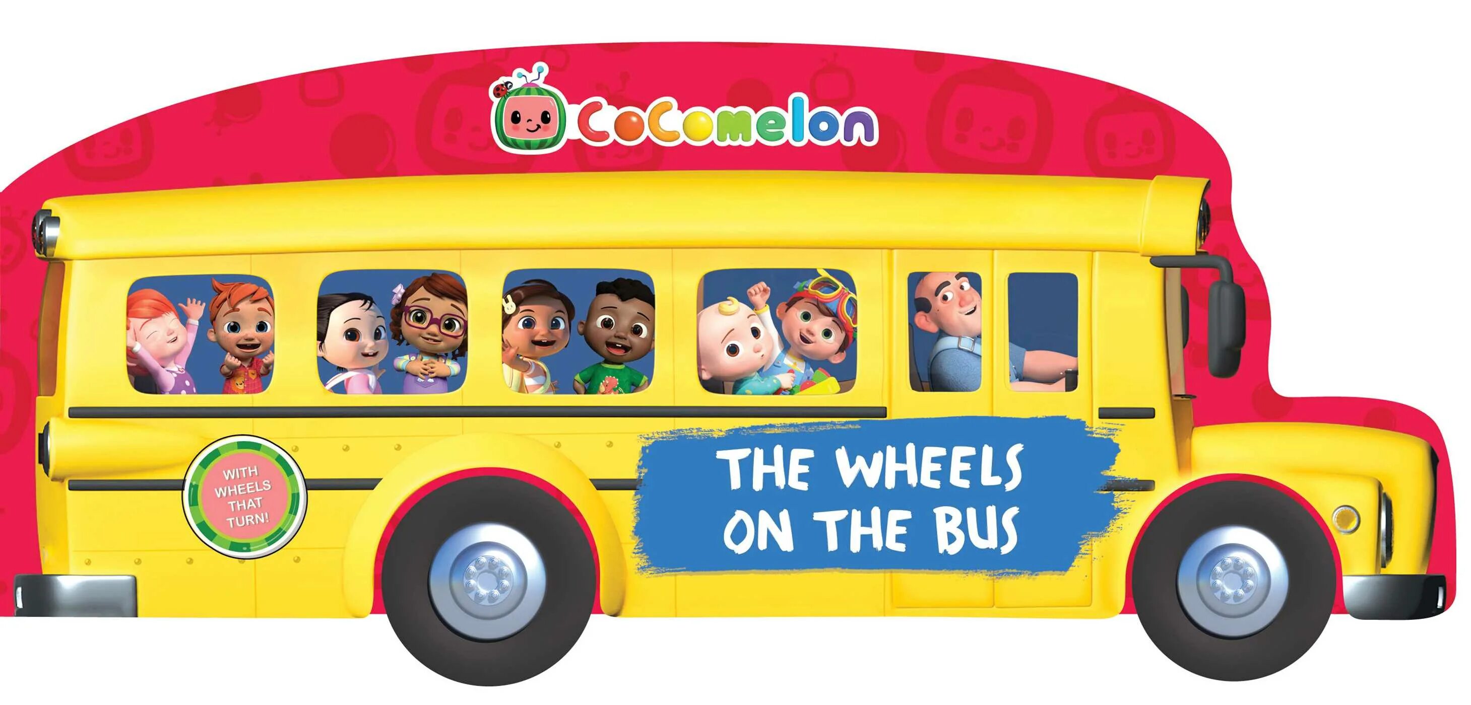 Round and round train. The Wheels on the Bus Cocomelon. Wheels on the Bus Cocomelon Nursery. Cocomelon автобус. Школьный автобус.
