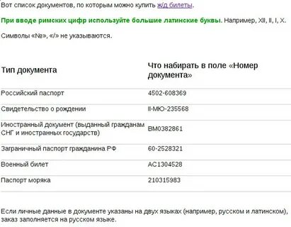 Какие документы нужны для поездки на поезде
