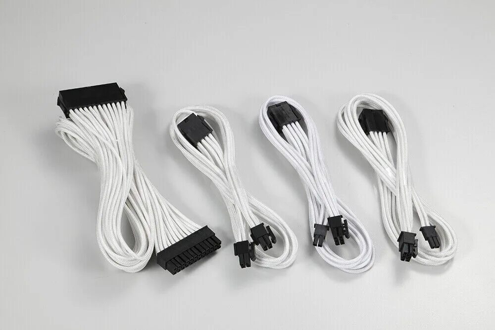 Ardor gaming кабель. Удлинитель 24 Pin белый. Комплект кабелей для БП Phanteks. Кабели-удлинители для блока питания Cooler Master Extension Cable Kit PVC White/Black. Комплект кабелей Cable Kit 33u Sonar.