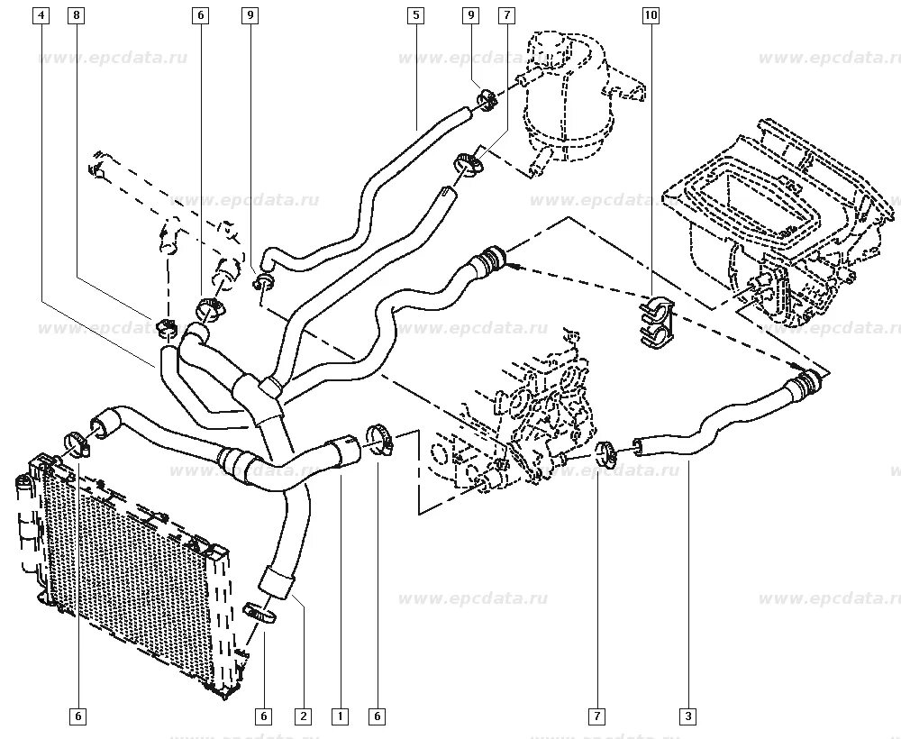 Уходит антифриз - одна из причин - Renault Megane Scenic, 2 л, 1998 года своими 