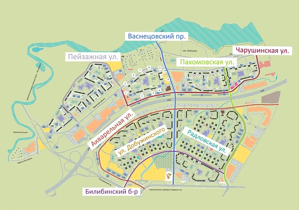ЛСР план застройки цветного города. Генеральный план цветной город ЛСР. План застройки ЖК ручьи СПБ. ЖК цветной город план застройки. Лср на карте