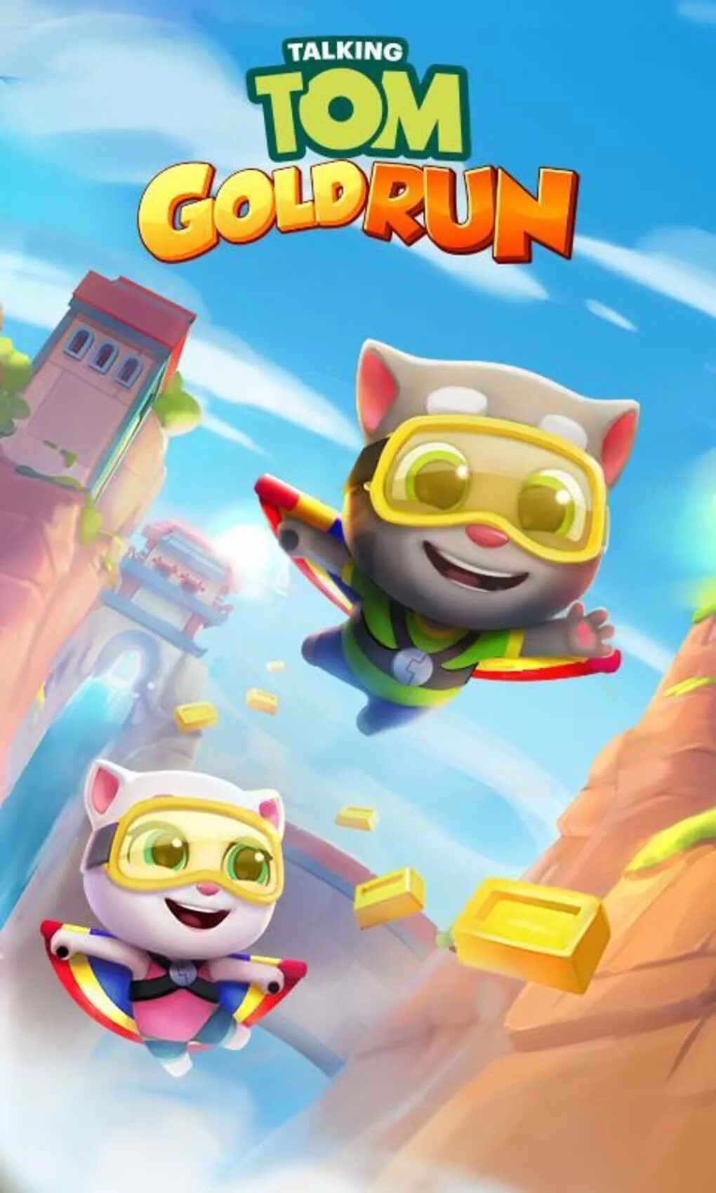 Игры на телефоне том за золотом. Talking Tom Gold run2016 г. Tom Gold Run игра. Говорящий том: бег за золотом outfit7 Limited. Tom Gold Run 2016.