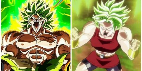 Броли и Кейл в Dragon Ball Super.