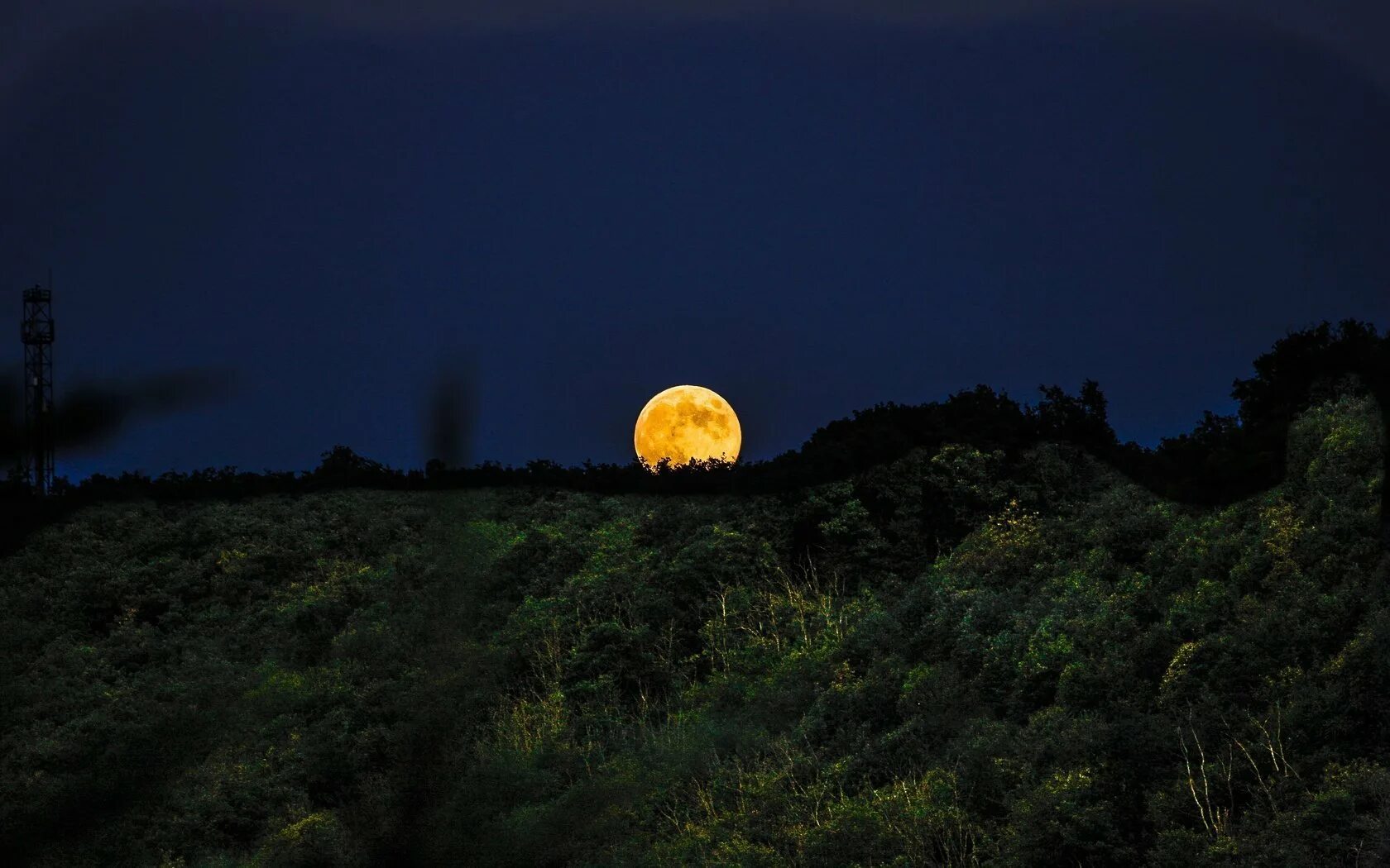 Луна над полями. Природа Луны. Восход Луны. Желтая Луна. Фото Луны.