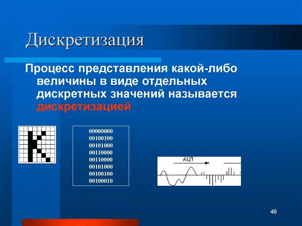 Непрерывным называют сигнал несущий какую либо информацию