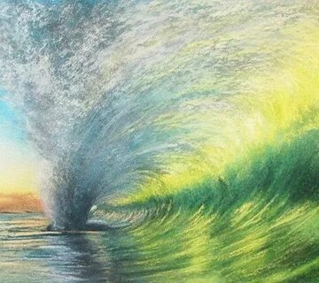 Удивительная красота моря рисунок