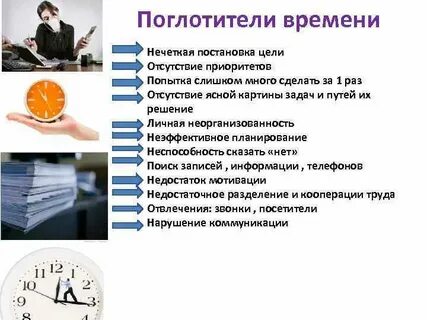 Цели управления временем