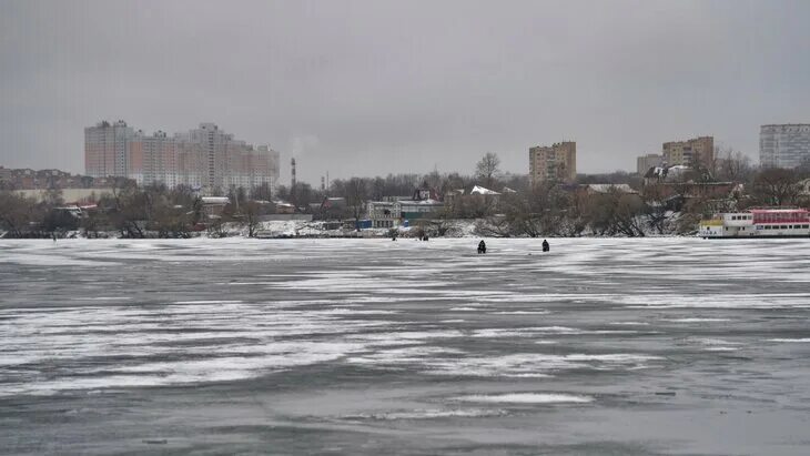 Лед на Москве реке. Речка Купавинка. Лед на речке. Старая Купавна.