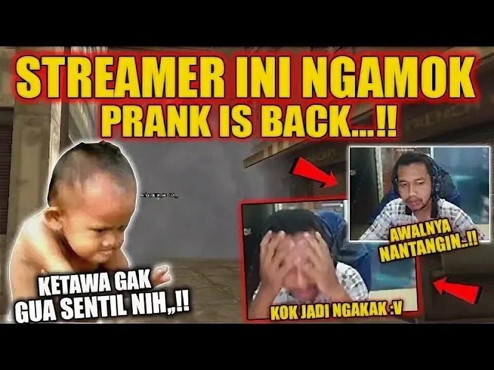 Live streaming prank