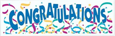 Congratulations winners