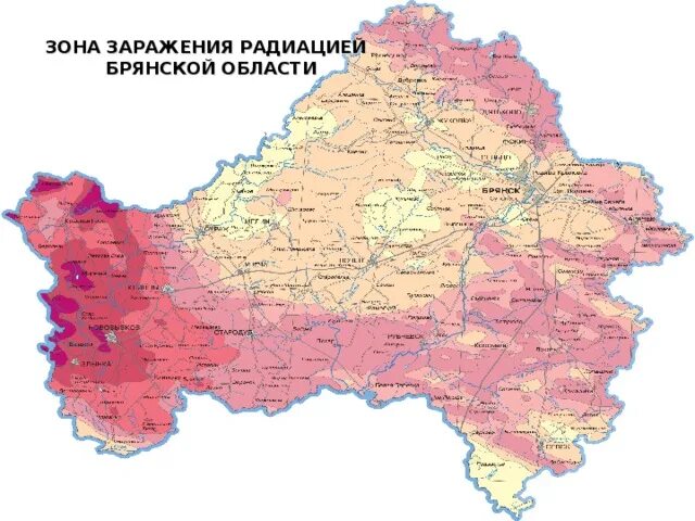 Радиоактивная карта. Карта заражения Брянской области радиацией. Карта радиоактивного загрязнения Брянской области. Карта радиационного загрязнения Брянской области. Брянская область Чернобыльская зона карта.