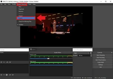 Obs обрезать видео