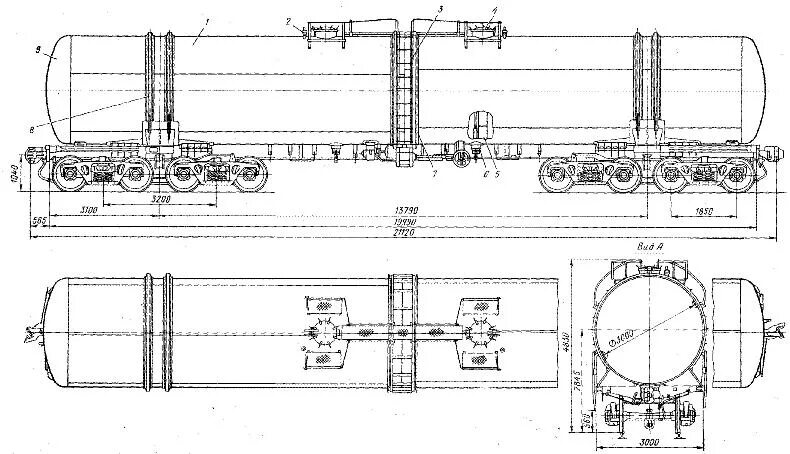 в двух цистернах 120