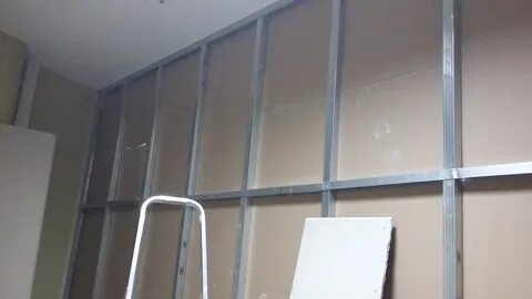 Однослойная обшивка гкл металлического каркаса