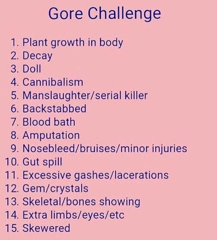 Gore Challenge. Gore Challenge list 2015. Gore Challenge list. Need Gore's Challenge Death Central 2019.