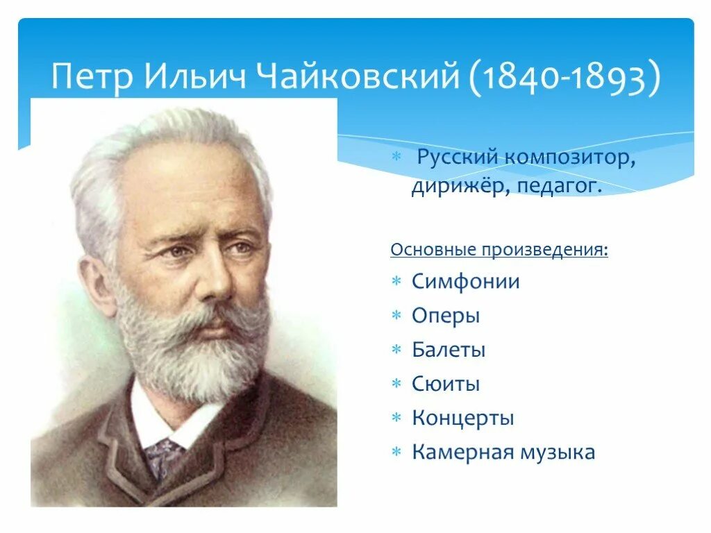 Чайковский композитор музыкальные произведения. Чайковский 1893.