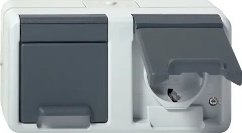 Розетка влагозащищенная ip44