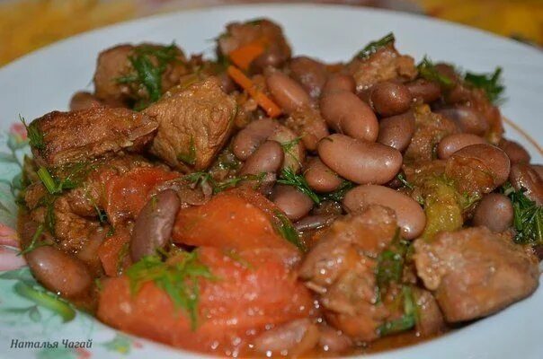 Говядина с фасолью 415 гр -интернет маг. Мясной Фунт