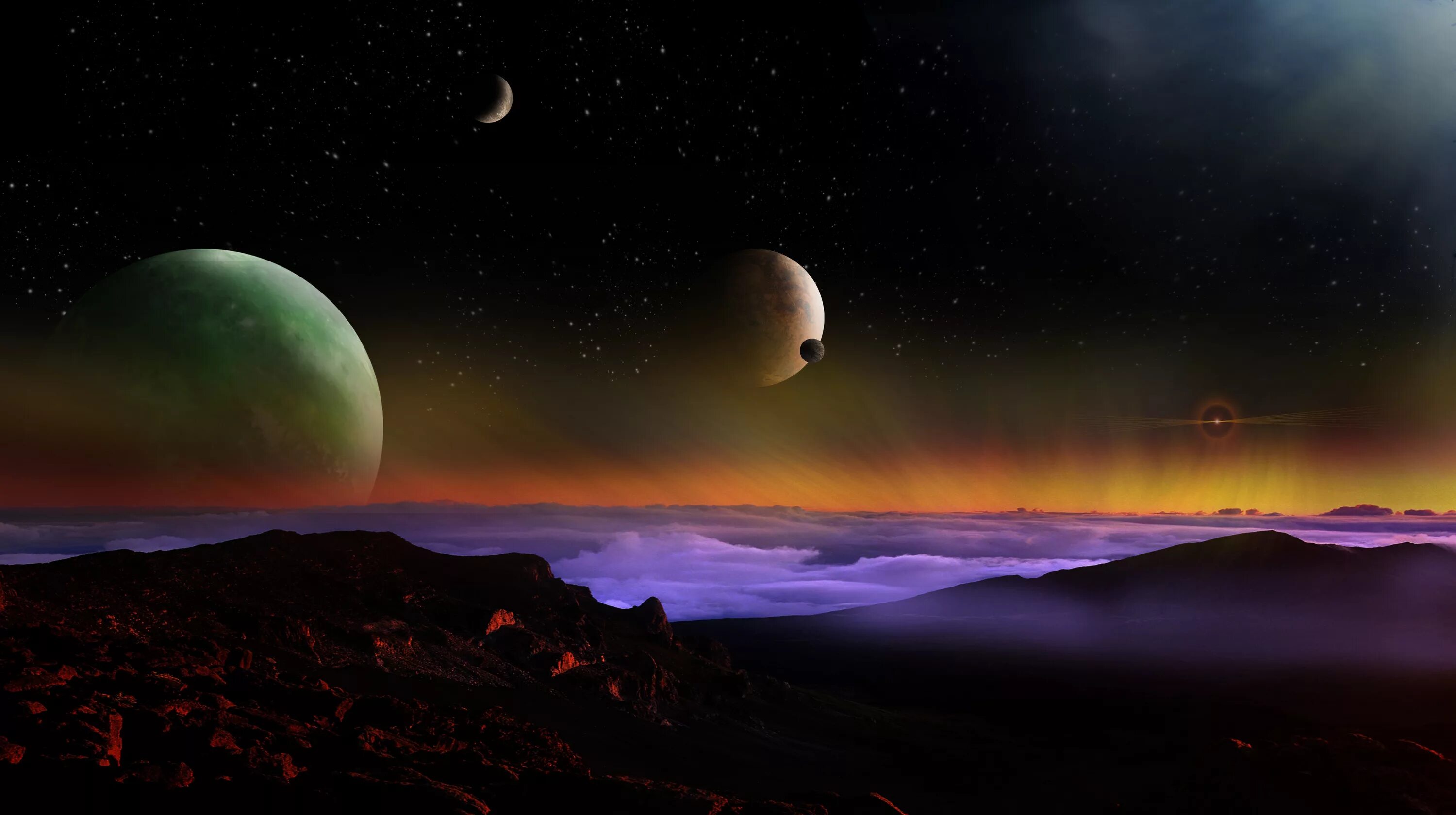 Landscape planets