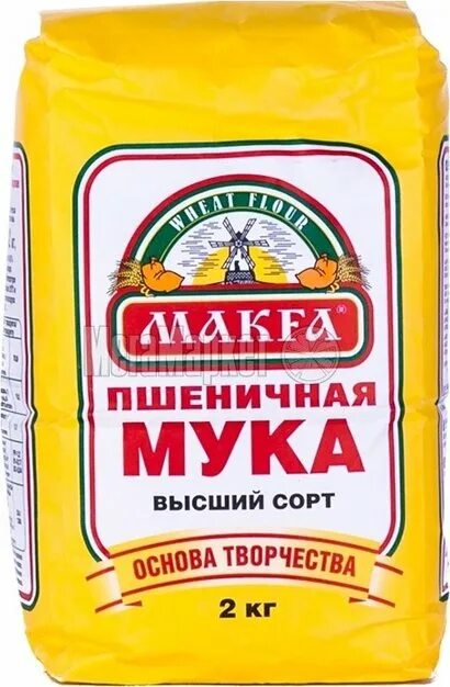 Мука макфа высший сорт. Мука макфа высший сорт