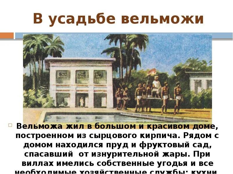 Дом вельможи в древнем египте. Жизнь египетского вельможе древний египет 5 класс. Усадьба вельможи в древнем египте. Вельможа жил в большом и красивом доме. Дом египетского вельможи в древнем египте.