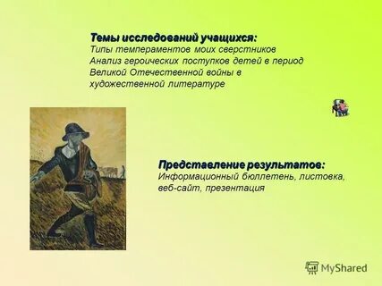 Литературное представление